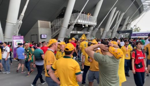 ラグビーワールドカップ会場周辺の様子 rugby world cup before game