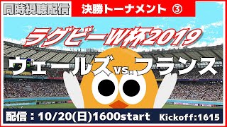 【ラグビーW杯】ウェールズvs.フランス実況【決勝トーナメント】
