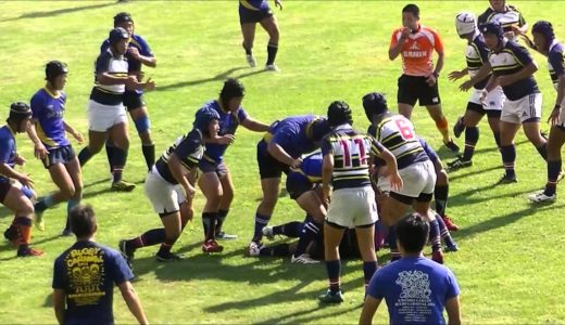 関西学院高等部vs荒尾高校ラグビー部