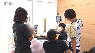 佐賀工業ラグビー部 女子部員6人が献血に協力【佐賀県】 (20/08/18 18:35)