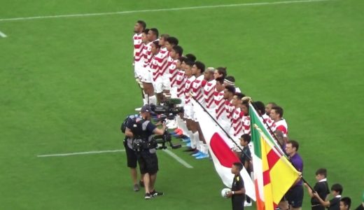 ラグビーワールドカップ日本×アイルランド日本国家2019/9/28静岡エコパスタジアムnational anthem Japan×Ireland Rugby World Cup 2019