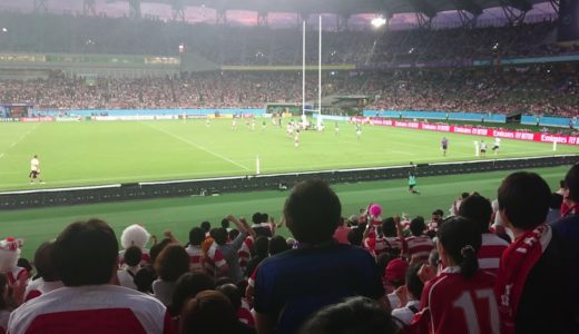 ラグビーW杯 日本逆転トライ