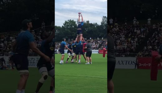 ラグビー南アフリカ代表ラインアウト！