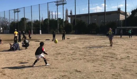 2020.1.2 ラグビー 抜き合い 小学4年生