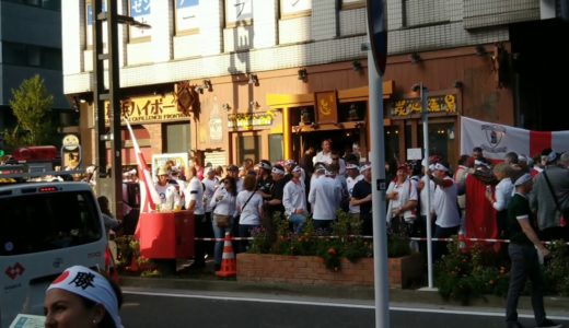 ラグビーワールドカップ2019 決勝 ～ スタジアムまでの飲ん兵通り(外国人サポータ集結)