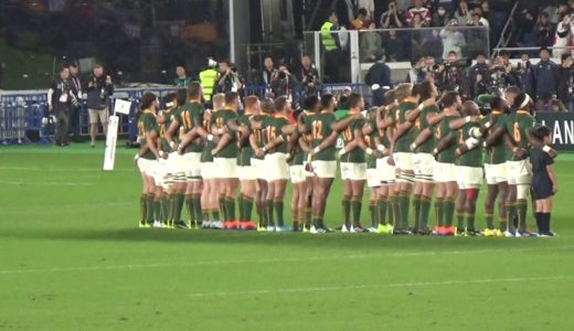 南アフリカ×イングランド決勝ラグビーワールドカップ国家2019/11/2 national anthem Final South Africa×England Rugby World Cup 2019