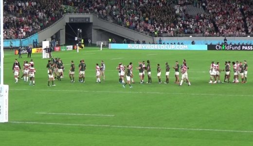 ラグビーワールドカップ日本代表ラストプレイ日本×南アフリカ2019/10/20東京スタジアムJapan×South Africa Rugby World Cup 2019