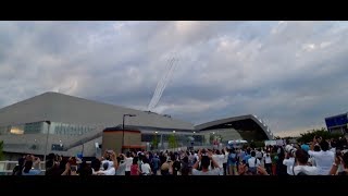 2019ラグビーW杯 開会式 ブルーインパルス事前訓練(予行) 味の素スタジアム［4K］