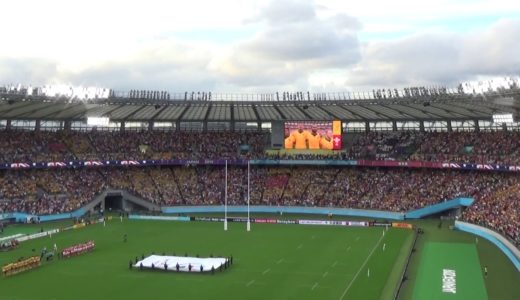ラグビーワールドカップ国家オーストラリア×ウェールズ2019/9/29 national anthem wallabies Australia×Wales Rugby World Cup 2019