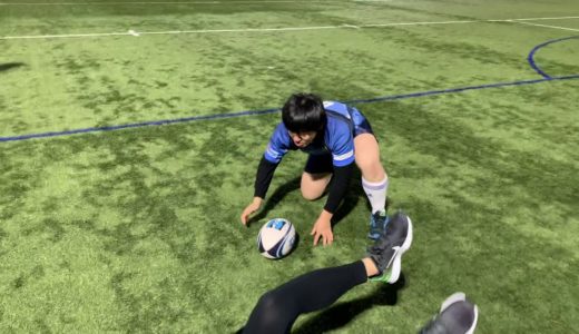 姫野のマネしてのノックオンする奴 【毎日ラグビーあるある】