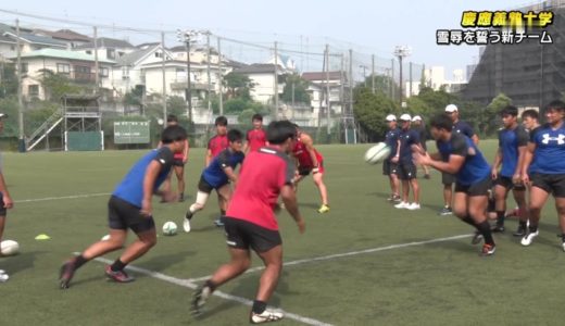 ラグビー 慶應義塾大学 OB招きタックル強化 2020年
