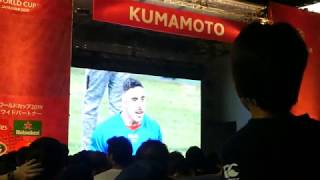 ラグビーWCファンゾーン熊本(花畑広場)2019/10/05