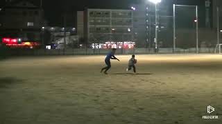 2019.12.5 ラグビー ステップ練習 抜き合い 小学4年生