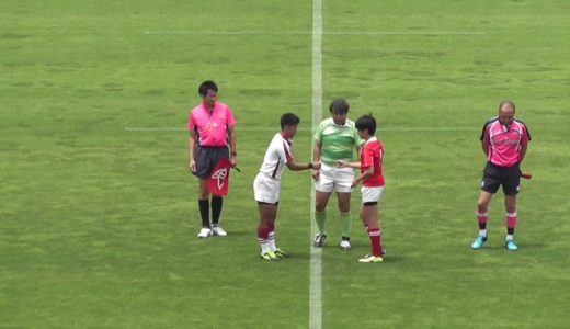 中学ラグビー　岐阜県中学校選抜（赤）　ＶＳ　三重県中学校選抜（白）