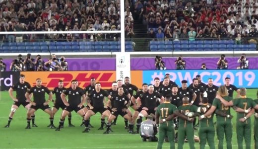 ハカ!HAKAラグビーワールドカップ ニュージーランド×南アフリカ2019/9/21横浜国際総合競技場New Zealand×South Africa Rugby World Cup 2019