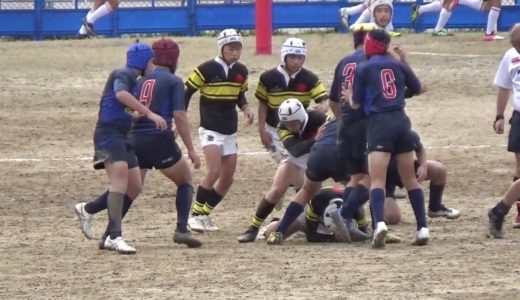 準決勝 玄海vsつくし 2020福岡県中学ラグビー新人大会