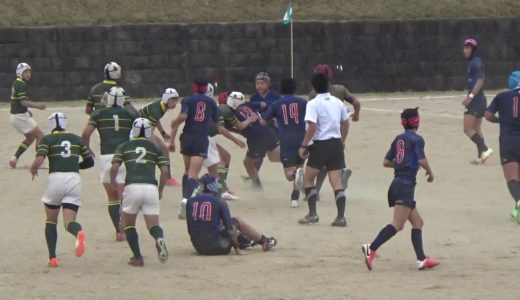 決勝 帆柱vs玄海 2020福岡県中学ラグビー新人大会