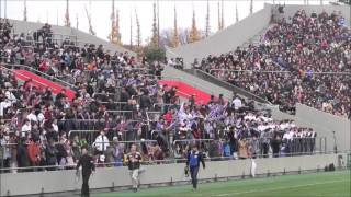 2015年関東大学ラグビー・早明戦　明治大学校歌＆早稲田大学校歌