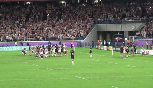 史上初ベスト８への瞬間ラグビーワールドカップ日本×スコットランド2019/10/13横浜国際総合競技場Japan×Scotland Rugby World Cup 2019