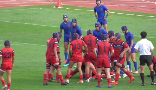 後半 長崎南山得点シーン ② 第99回全国高校ラグビー大会 長崎県予選 決勝戦  長崎北陽台対長崎南山  20191123。