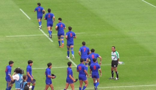 選手入場　第１００回全国高校ラグビー大会 長崎県予選 決勝戦  長崎北陽台対長崎南山 　２０２０１１１５