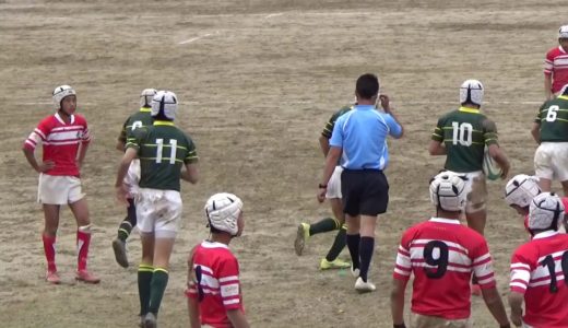 準決勝 帆柱vs草ヶ江 2020福岡県中学ラグビー新人大会