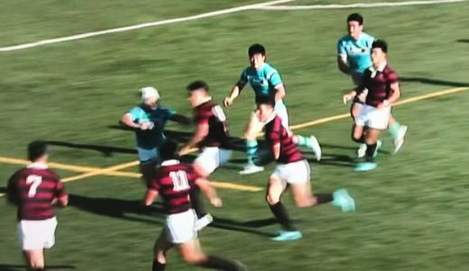 【ラグビー】2018対抗戦。早稲田、古賀選手の魔法ステップ。