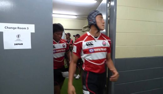 ジュニア・ジャパン「ワールドラグビー パシフィック･チャレンジ2015」カナダA戦 試合前ロッカールーム