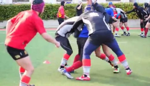 「接点の強化」　流経大柏ラグビー部
