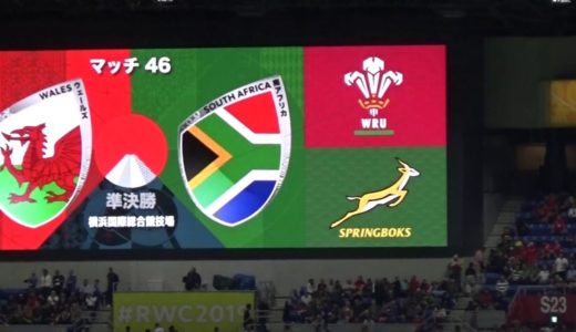 ラグビーワールドカップ南アフリカ×ウェールズ選手紹介2019/10/27横浜国際総合競技場Semi-Finals South Africa×Wales Rugby World Cup 2019