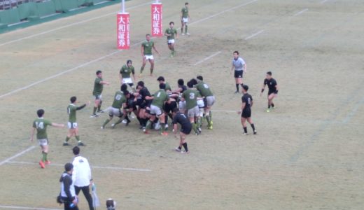 2018　ラグビー大学選手権　天理＊大東　天理モール４Ｔ