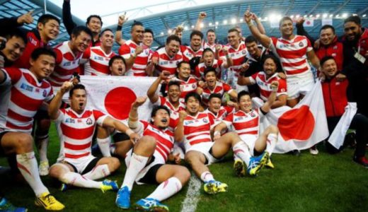 ラグビーワールドカップで日本代表が南アフリカに逆転勝利UC
