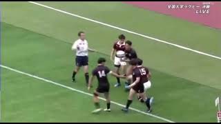 第57回全国大学ラグビーフットボール選手権大会  決勝 天理大学トライシーン