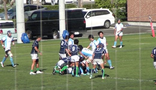 2019年ラグビー関東大学リーグ戦2部　関東学院大学ＶＳ白鴎大学(後半）