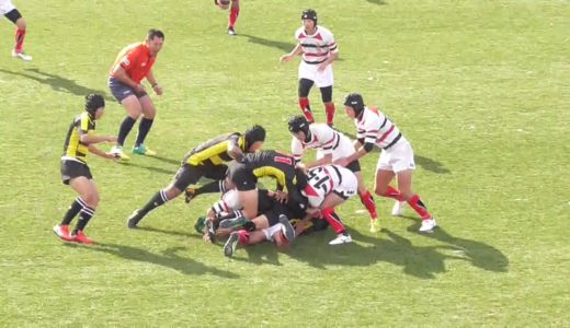 【前半】各務原高校×可児工業高校（R2年度岐阜県高校ラグビー新人大会・1回戦）