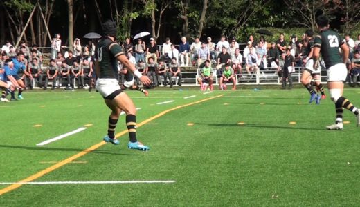 2019年ラグビー関東大学リーグ戦2部 関東学院大学VS山梨学院大学(後半）