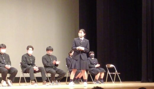 【第55代 浮羽究真館高校ラグビー部 卒部式】𠮷岡美咲