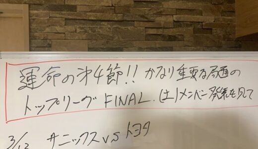 運命の 第4節！【 ラグビー トップリーグ 2021 】3月13日 メンバー発表 を見て！