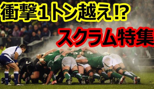 ラグビー　スクラム特集/rugby scrum feature