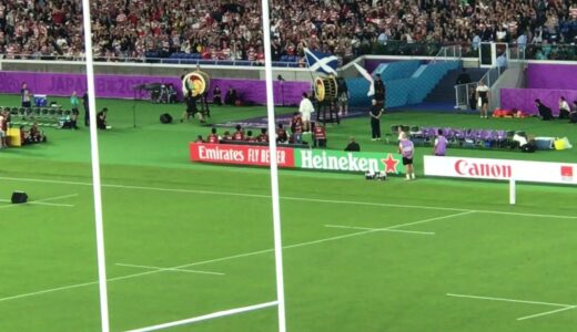③選手入場 日本VSスコットランド、ラグビーW杯