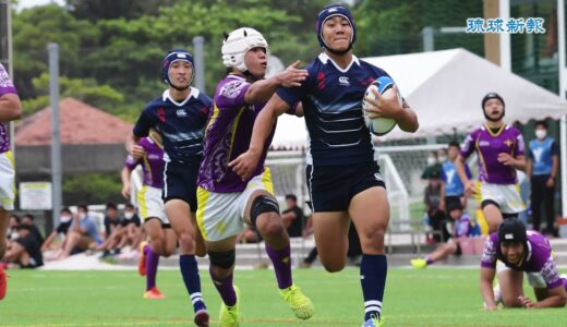 【スライドショー】県高校総体ラグビー決勝　読谷ー美里工業