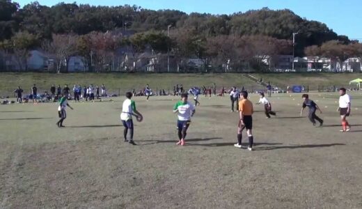 神奈川県シニアタグラグビー大会決勝戦　たぐんちゅ　VS　日野くまもんず