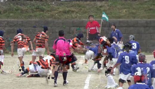 鞘ヶ谷vsヤングウエーブ【後半】 2021福岡県中学ラグビー大会