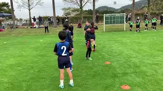 ３対３　タグラグビーゲーム