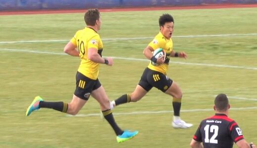 【ラグビー日本代表】斎藤直人がトップリーグ初先発で初トライを決めてマン･オブ･ザ･マッチに選ばれた試合の斎藤直人まとめ（ラグビートップリーグ2021）