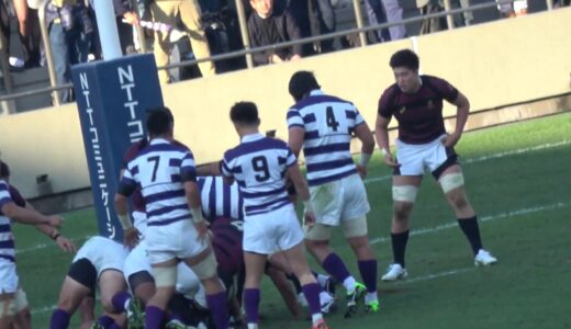 明大が早大破る　2017年関東大学ラグビー対抗戦　明治の攻撃