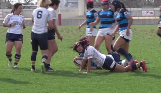 日体大×PEARLS･寝屋川決勝 全国女子ラグビー 2018/03/18