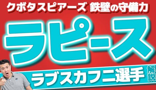 【ラグビー】ピーター・ラピース・ラブスカフニ選手を解説！【日本代表】