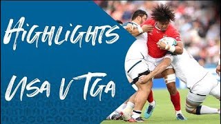 ショートハイライト/アメリカ代表 v トンガ代表【ラグビーワールドカップ】