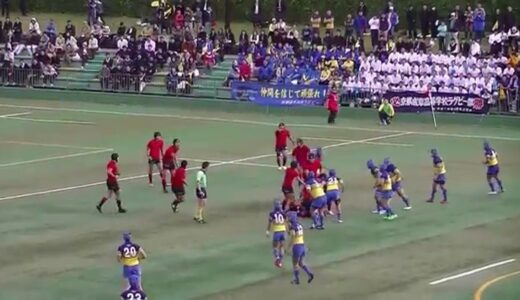 2015/11/15 高校ラグビー 決勝 京都成章5vs7伏見工業 後半（総監督も応援）